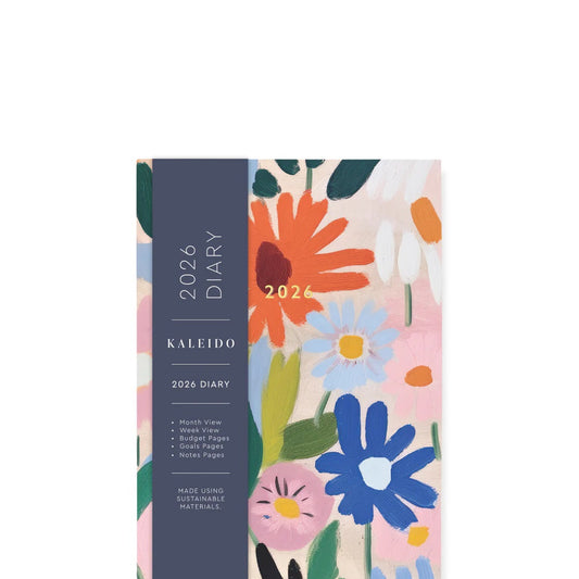 Viikkopäivyri A6 Ohh Deer 2026 - Gouache Floral