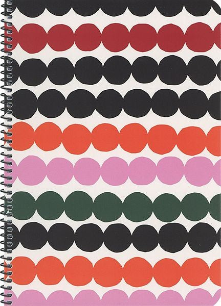 Spiral notebook A4/40L Marimekko Räsymatto multicolor