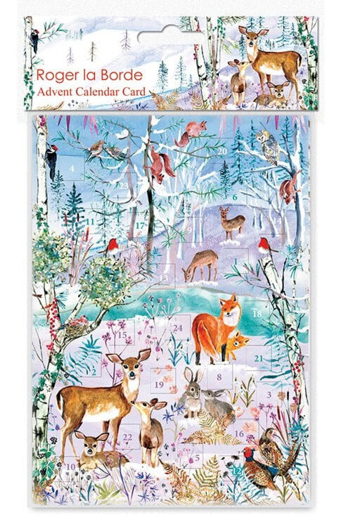 Christmas calendar card Roger la Borde - Wild Winters Song