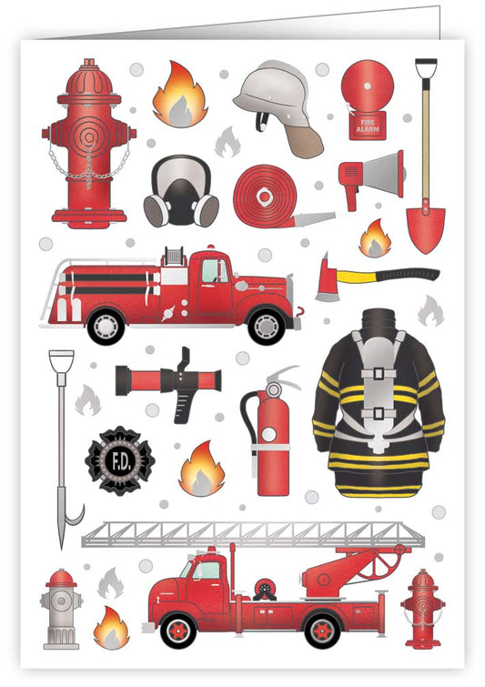 2-part card Quire - Fire Department