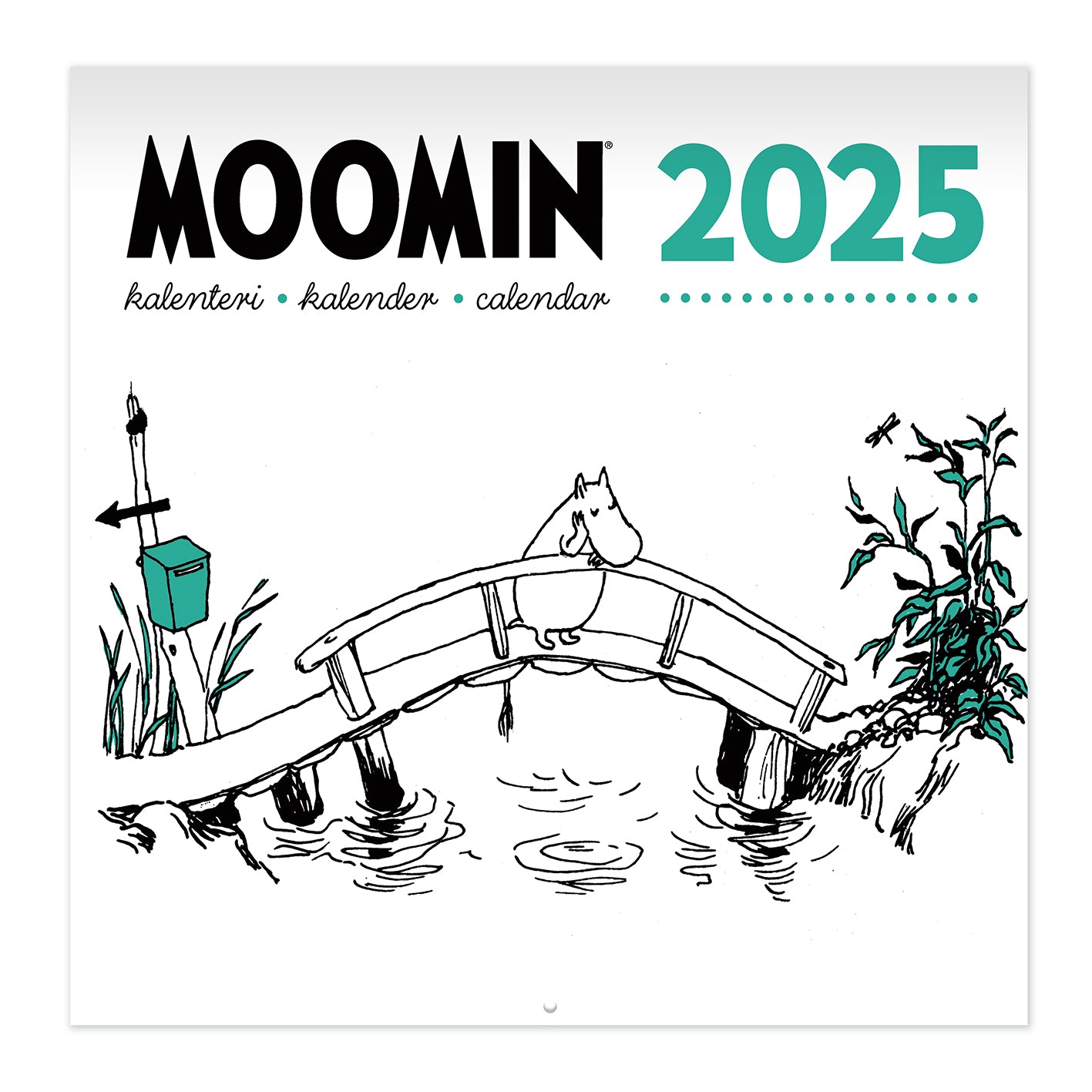 Seinäkalenteri - Muumi 2025