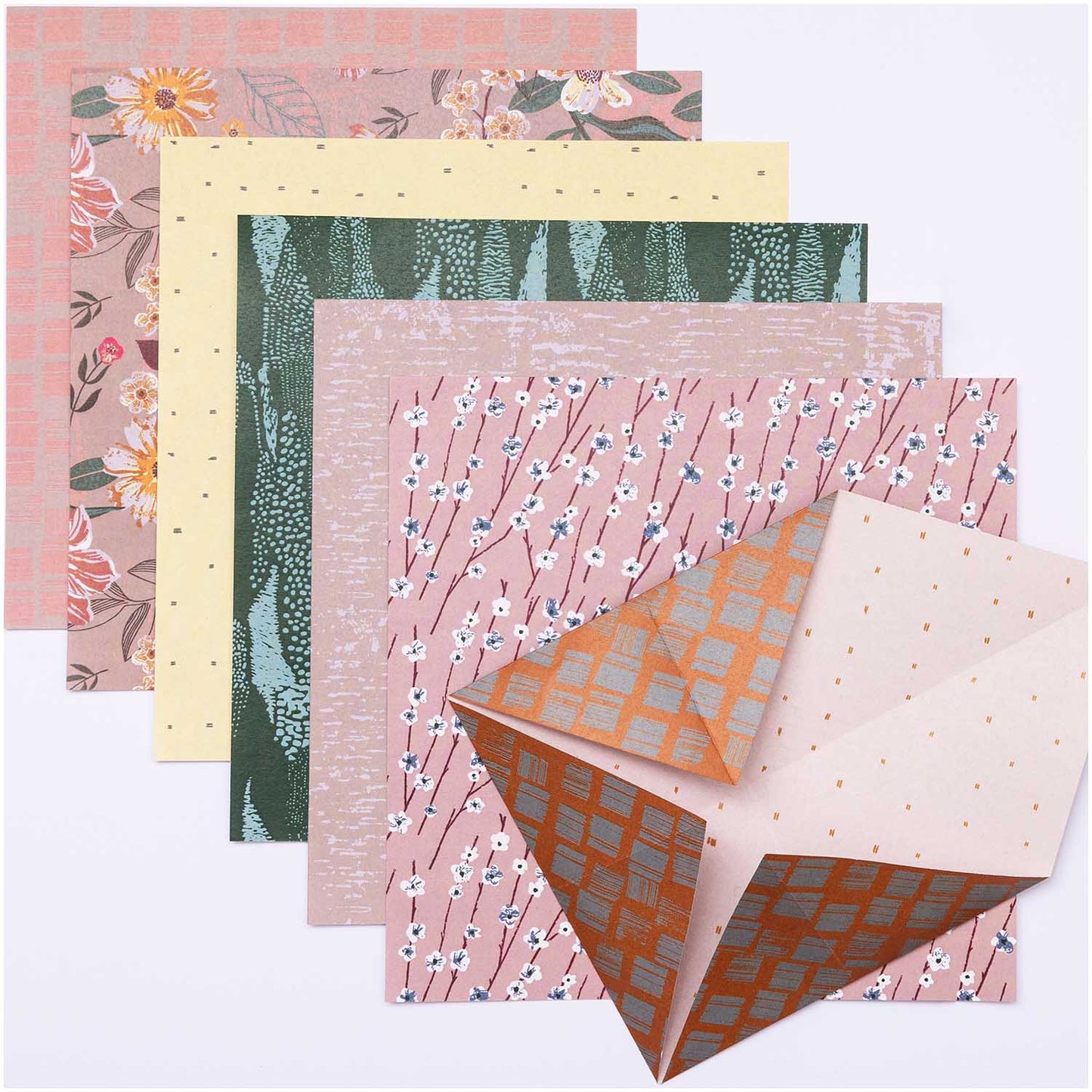Origamipaperi, 50 kpl cm Rico Design - Nature Matters