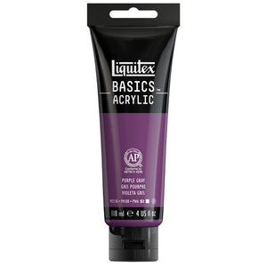 Liquitex Basics 118ml Acrylic Color - 263 Purple Grey