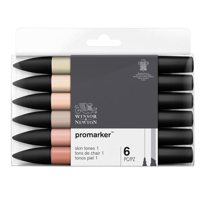 WN Promarker Skin tones 6-lajitelma set 1