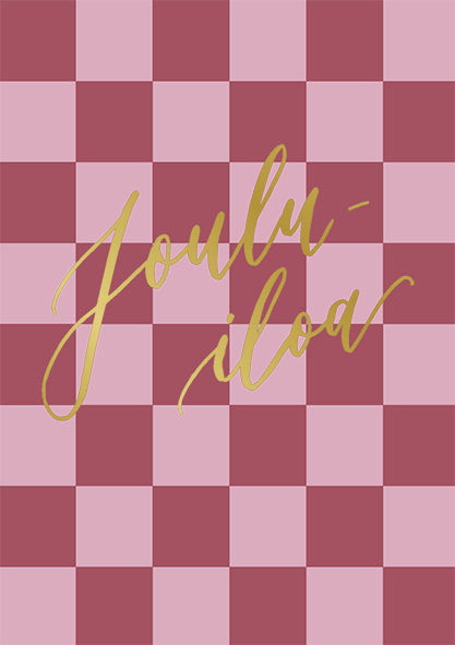 2-part Christmas card Calligraphy studio - Merry Christmas!