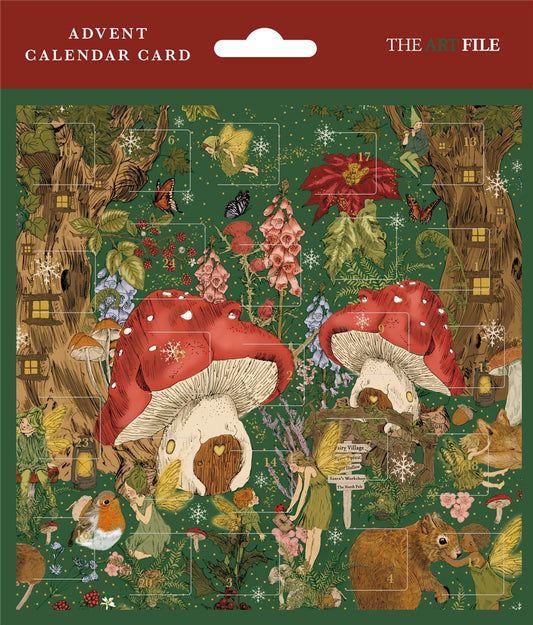 Christmas calendar card The Art File - Magic Forest