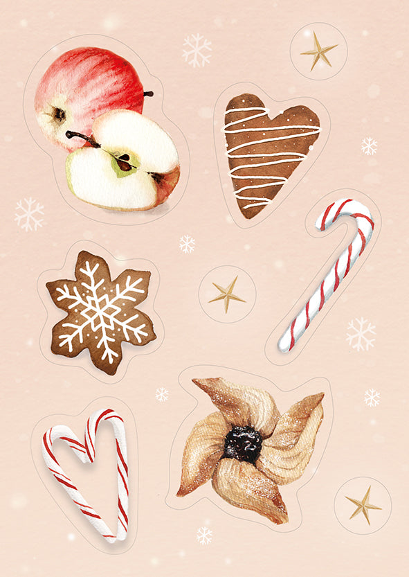 Sticker card Kaisu Sandberg - Christmas Treats