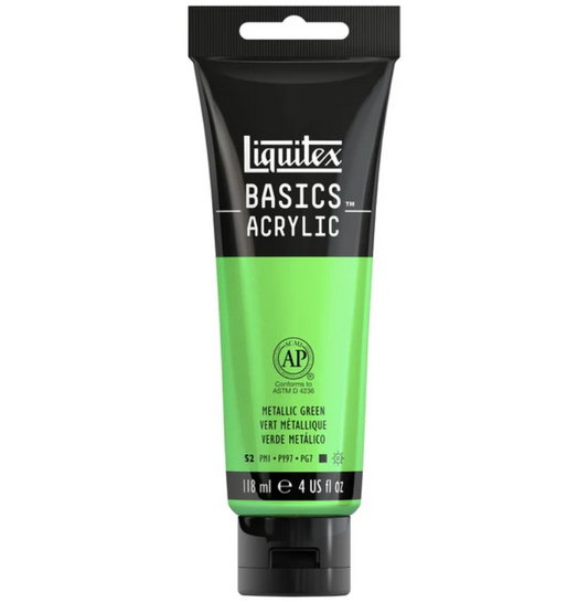 Liquitex Basics 118ml akryyliväri - Metallic Green