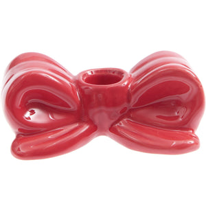 Kynttilänjalka Rico Design - Punainen rusetti