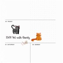 Tarrasetti Paper Poetry - Gel stickers, Cats