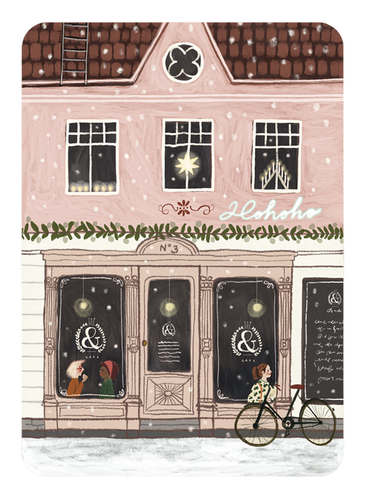 Christmas card Johanna Ilander - Christmas Cafe