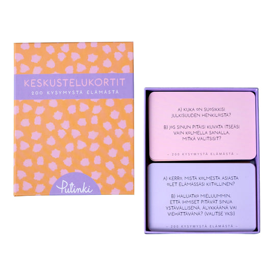Keskustelukortit Putinki - 200 kysymystä elämästä