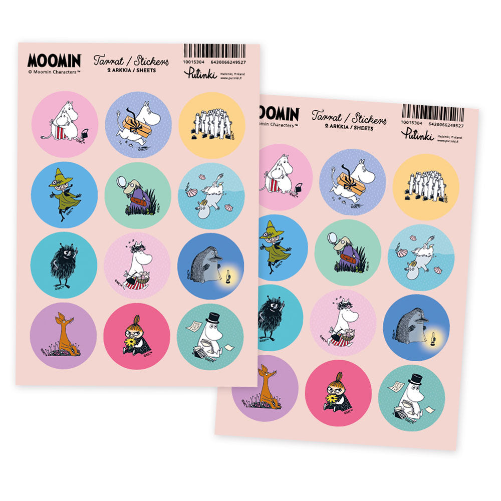 Sticker pack A5 Putinki Moomin - Moomin characters