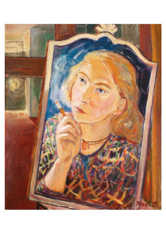 Postcard Tove Jansson - Self-portrait 1939