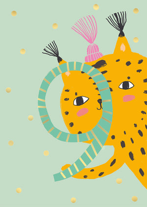 Postikortti Mira Mallius - 9-v. ikävuosikortti Ilves