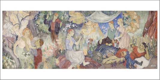 Panorama card Tove Jansson - Party in the countryside