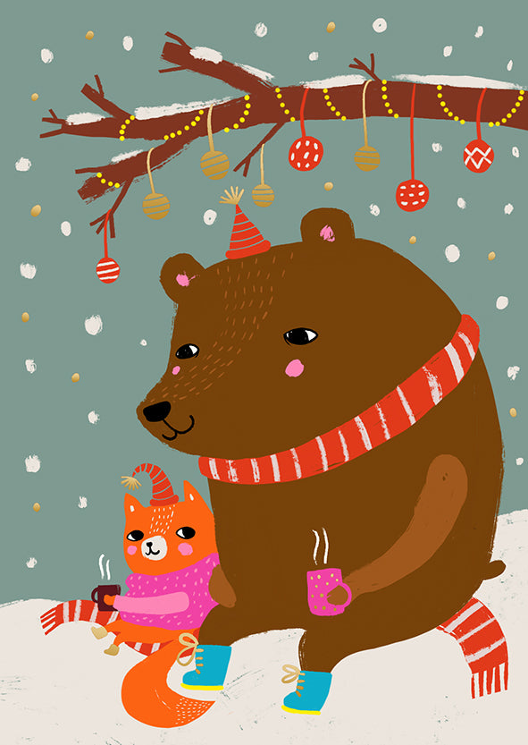 Christmas card Mira Mallius - Chocolate expedition