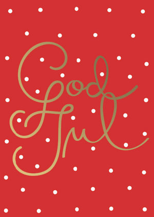 Christmas card Putinki Letters - God jul