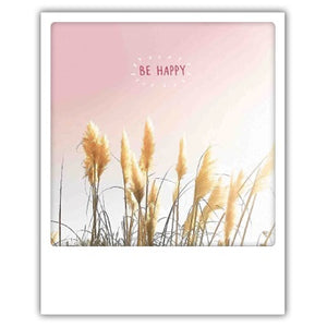 Postcard Pickmotion - Be happy, hays