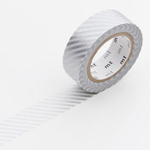 MT masking tape - stripe silver