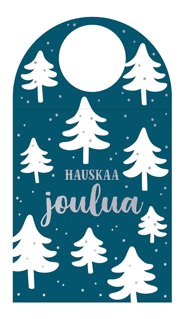 Pullokortti joulu - Hauskaa joulua, sininen