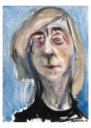 Postikortti Tove Jansson - Omakuva 1975