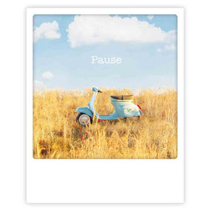 Postikortti Pickmotion - Vespa, Pause