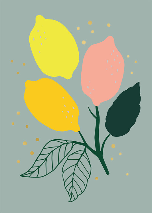 2-part card Mira Mallius - Lemon arrangement