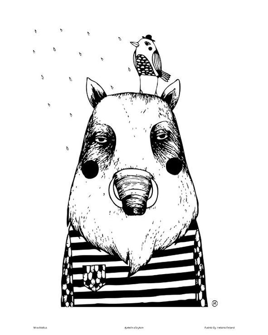 Juliste Mira Mallius - Ajattelin olla yksin