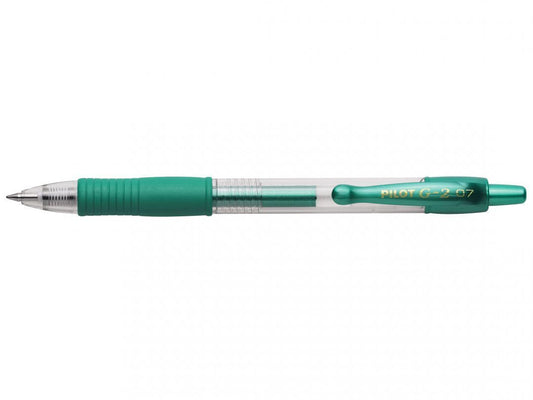 Pilot G-2 Metallic 0,7 - vihreä
