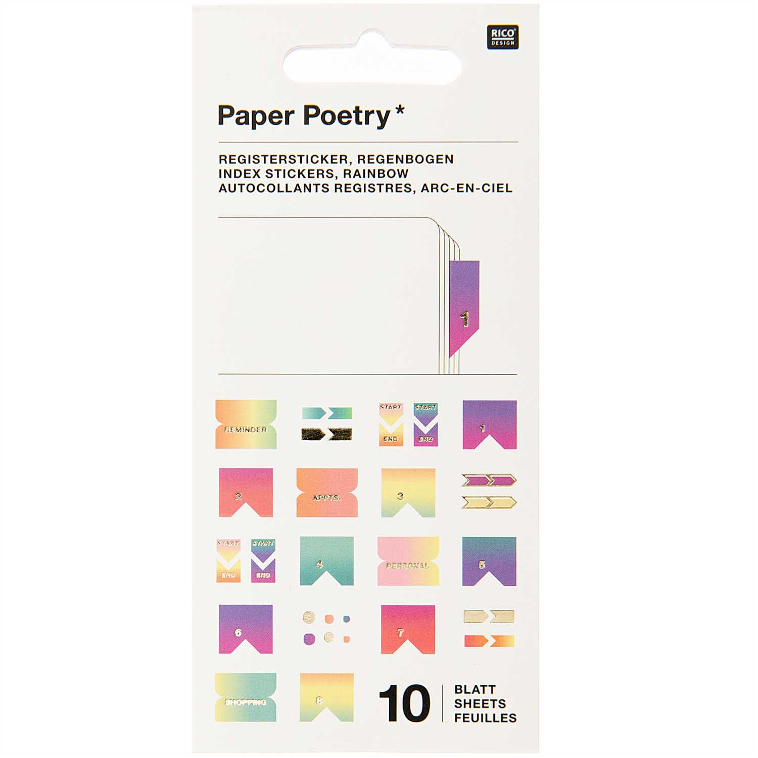 Tarrasetti Paper Poetry - Index Pastel