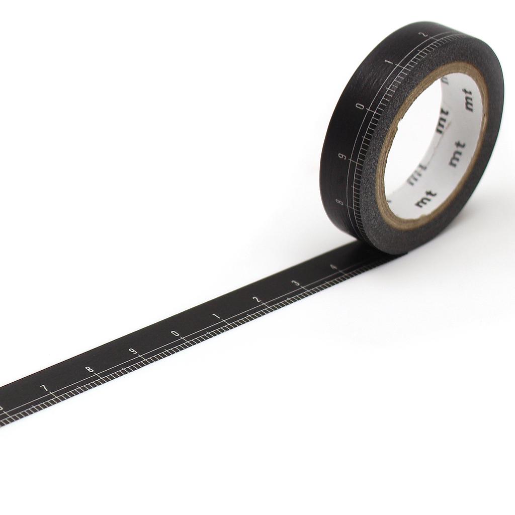 MT masking tape - black ruler