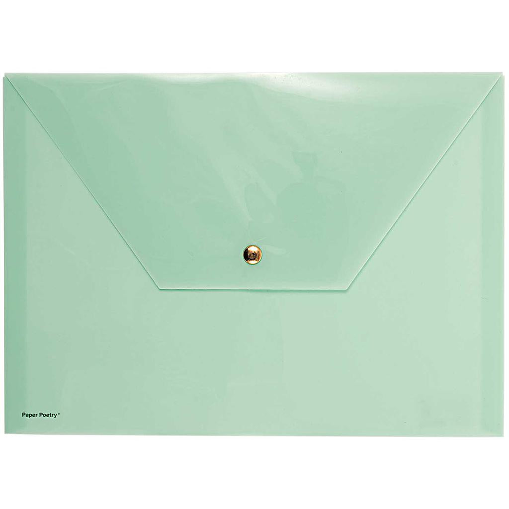 Envelope folder A4 Paper Poetry - Mint – Putinki
