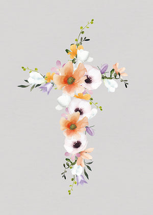 2-osainen kortti Henna Adel - Kukat, Rippiristi