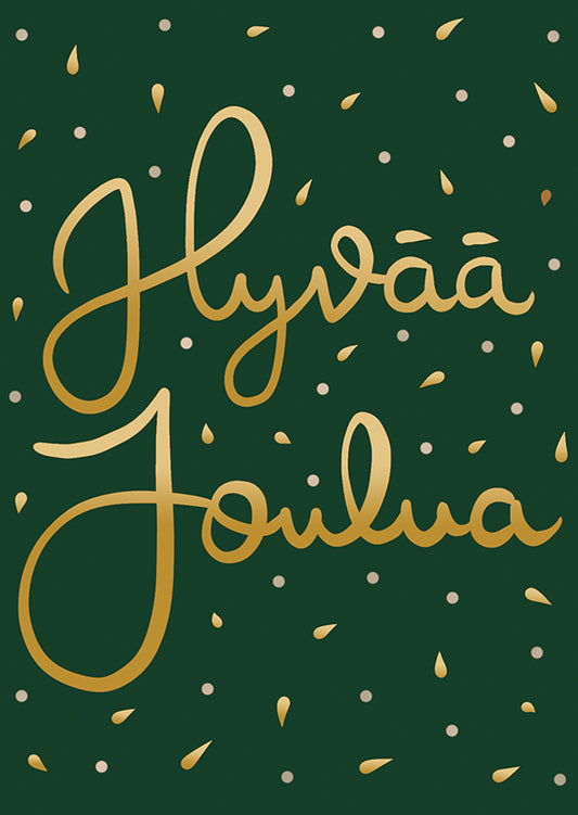 Joulukortti Putinki Letters - Hyvää joulua