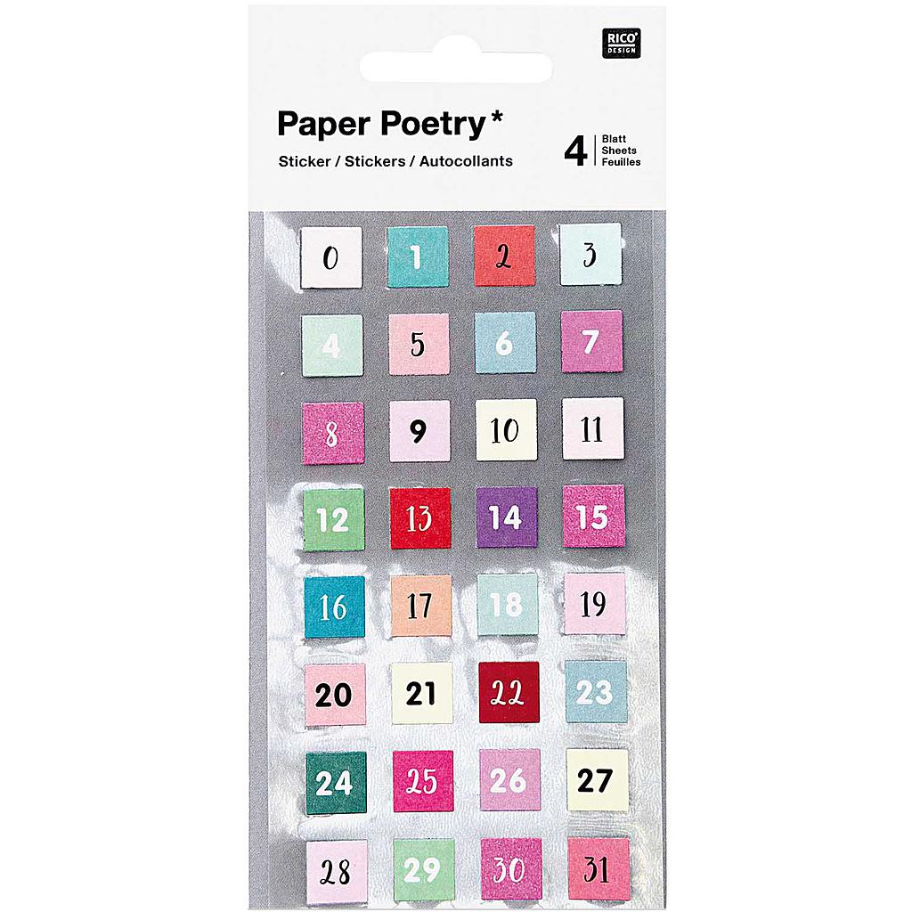 Tarrasetti Paper Poetry - Bujo Numbers