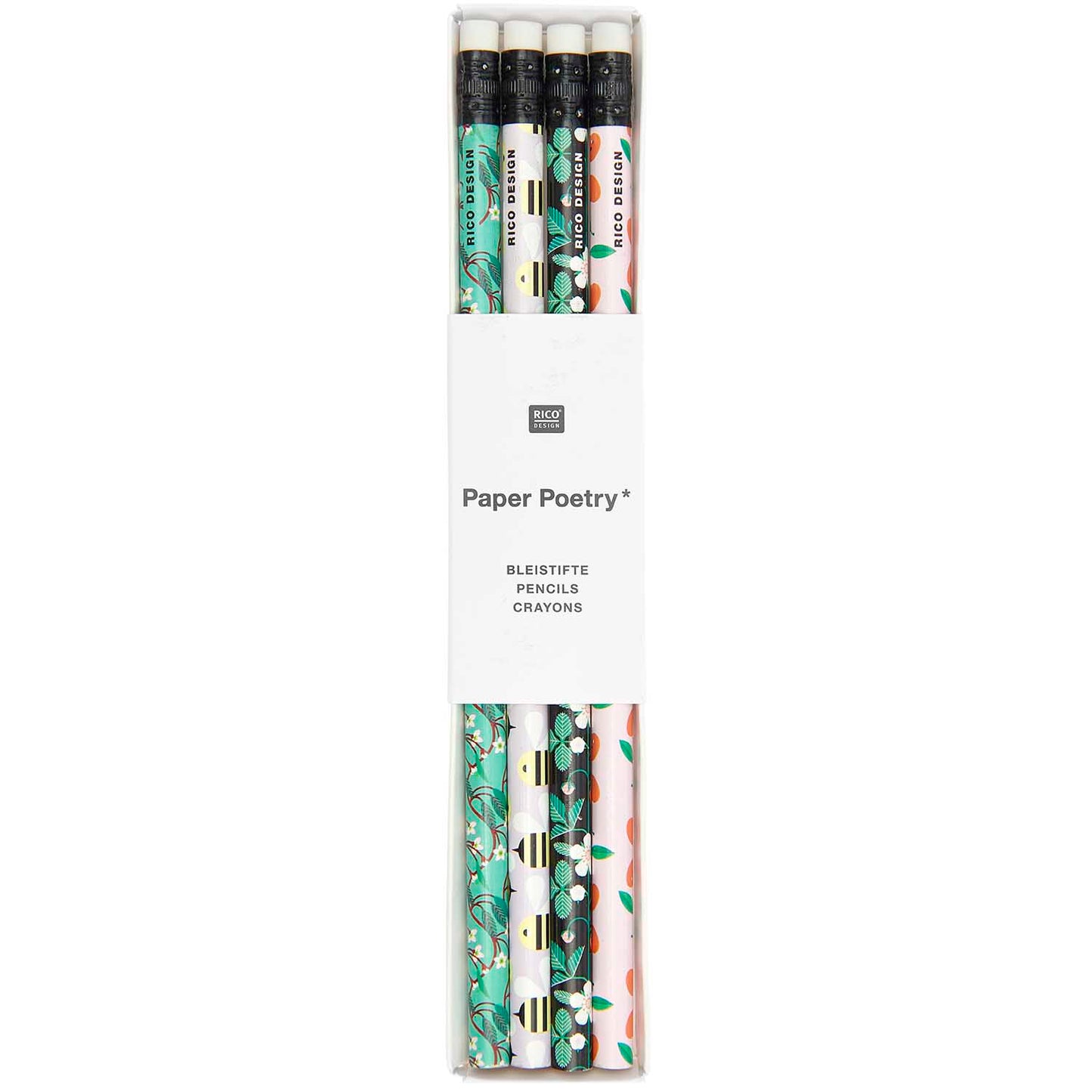 Pen set Paper Poetry - Just Bees, Fruits, Flowers