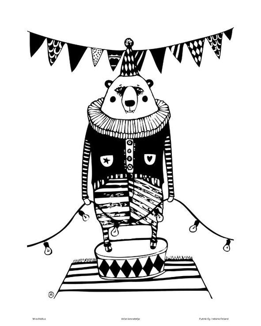 Juliste Mira Mallius - Valon kannattelija