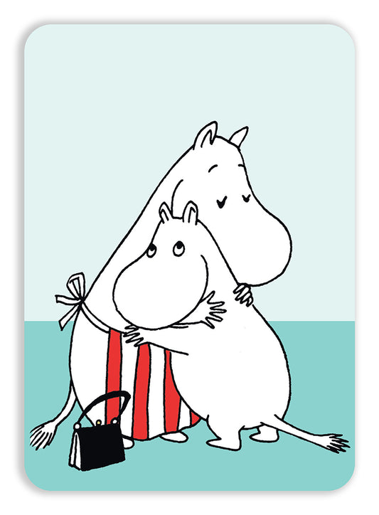 Postcard Moomin - Mamma and Moomin's hug