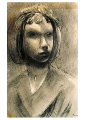 Postikortti Tove Jansson - Omakuva