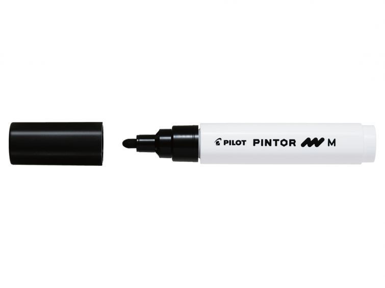 Pilot Pintor Medium Marker - musta