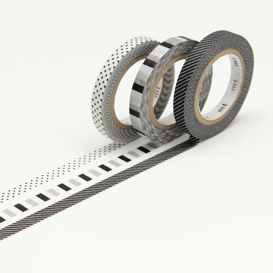 MT masking tape - 3 rolls/set deco set F