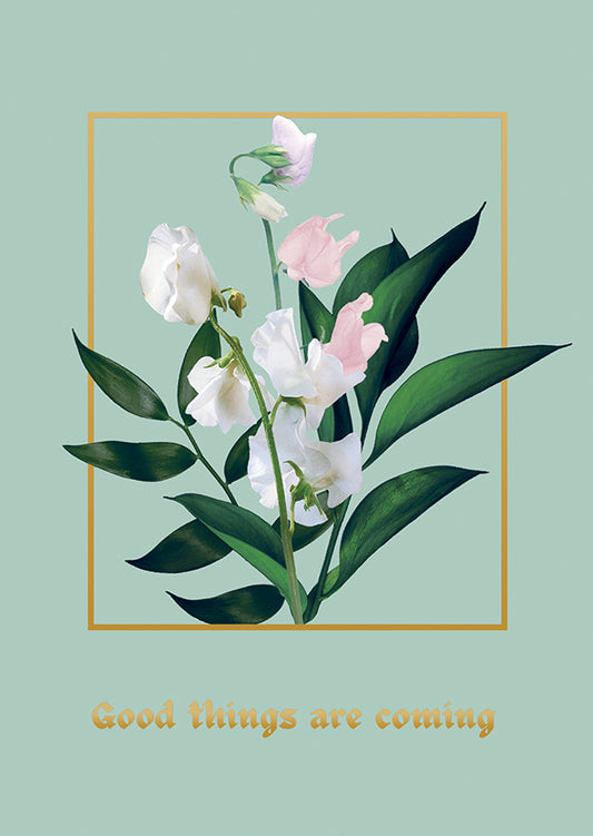 2-osainen kortti Uhana Design - Good things are coming