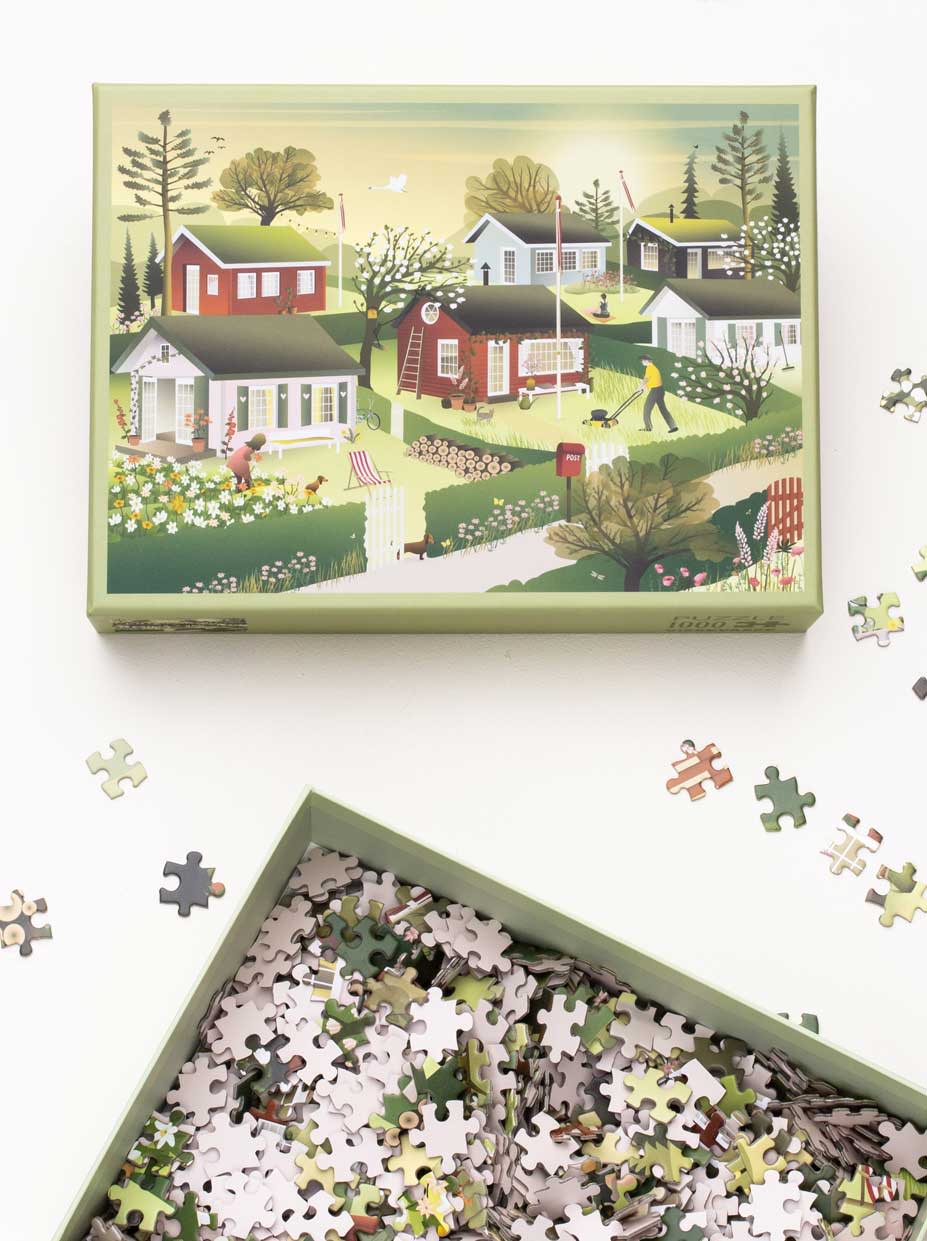 Vissevasse puzzle - Small houses 1000