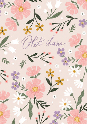 2-osainen kortti Kaisu Sandberg - Olet ihana