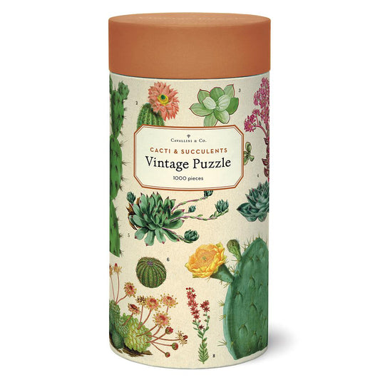 Palapeli Cavallini - Cacti and Succulents