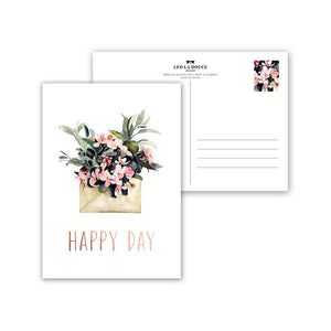 Postcard Leo la Douce - Happy day