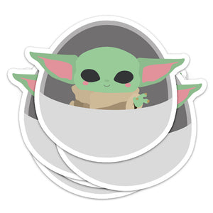 XL tarra Studio Inktvis - Baby Yoda Grogu