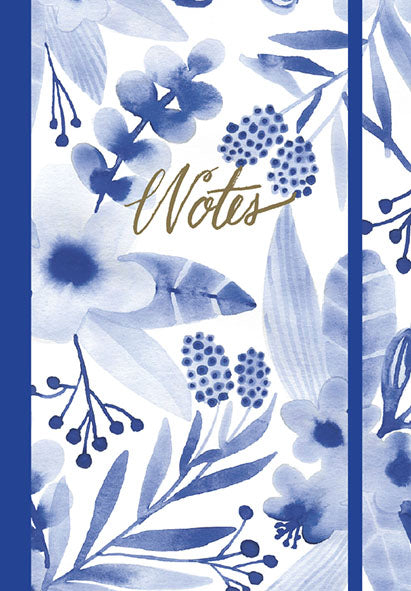Muistikirja A5 Pia Ettala - Siniset kukat