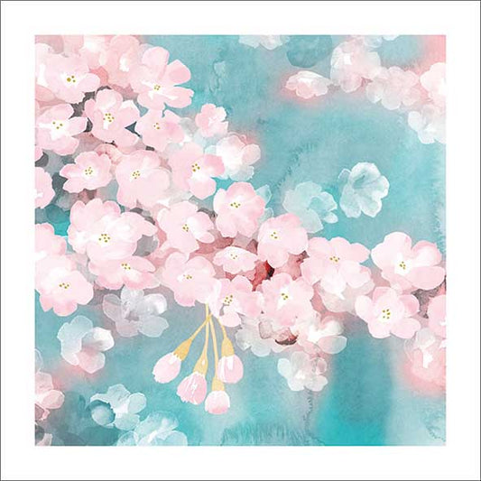 2-part card The Art File - Cherry Blossoms